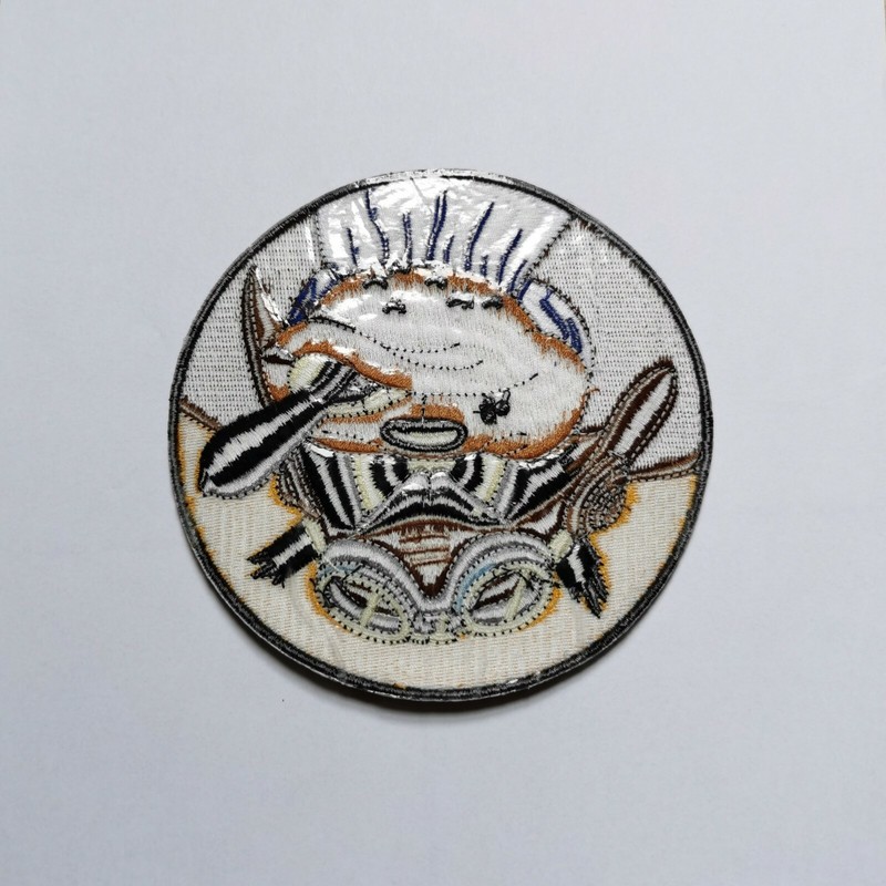 WWII US. 603rd Bomb Squadron Bulldog Embroidery Patch gallery