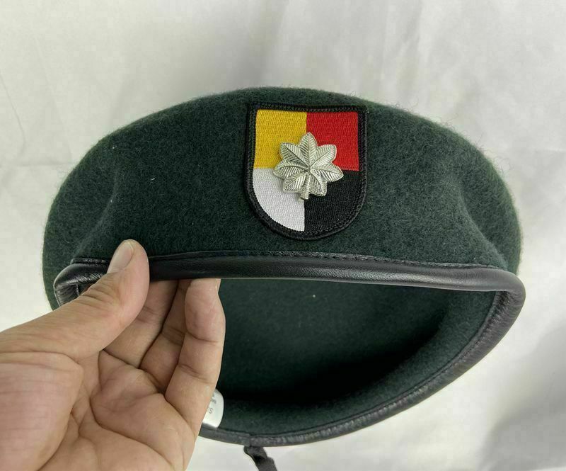 7-1/2 US ARMY 3TH SPECIAL FORCES GROUP BLACKISH GREEN Lieutenant Colonel BERET