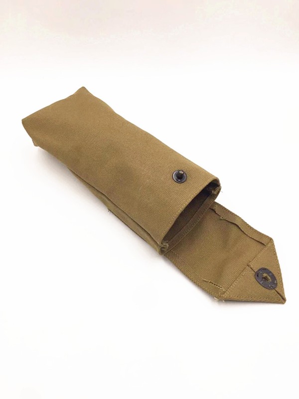WW2 WWII US Army M1 RIGGER POUCH Garand Ammo Bag Mag Pouch Canvas KHAKI gallery