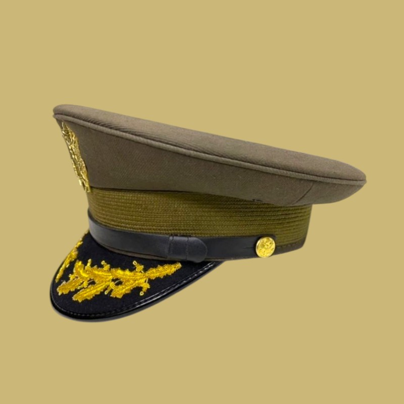 WW2 US American USAAF Army Military General Officers Crusher Visor Hat Cap... gallery