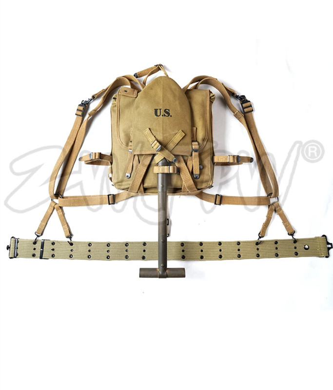 WWII WW2 US ARMY USMC M1941 BACKPACK HAVERSACK EQUIPMENT COMBINATION
