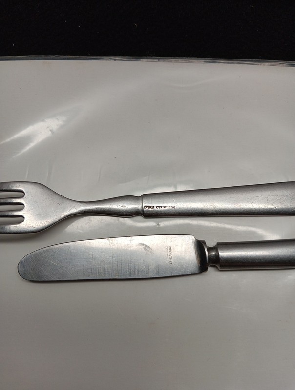U.S.N silverware 1940s fork & knife gallery