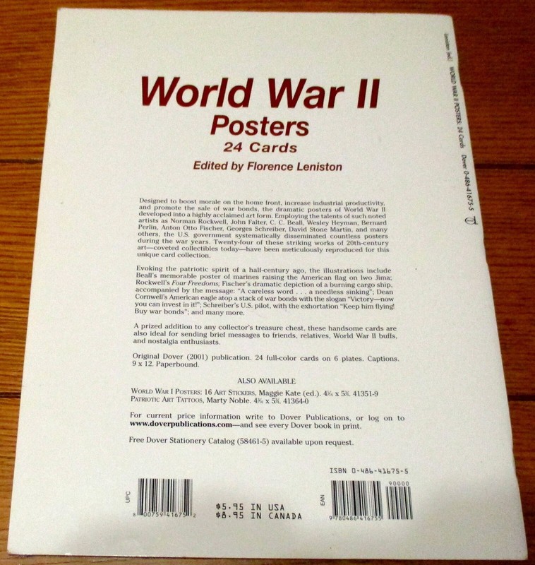 2001 World War 2 Posters Magazine (24 Cards) Un-Cut gallery