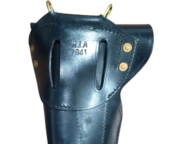 .45 Colt Pouch M1 Webbing Canvas Belt OD Green with M1911 Colt Holster BLACK gallery