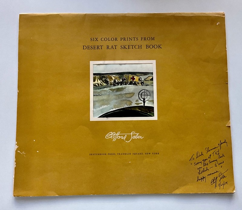 Desert Rat Sketch Book (Folio) – Clifford Saber – 6 Prints