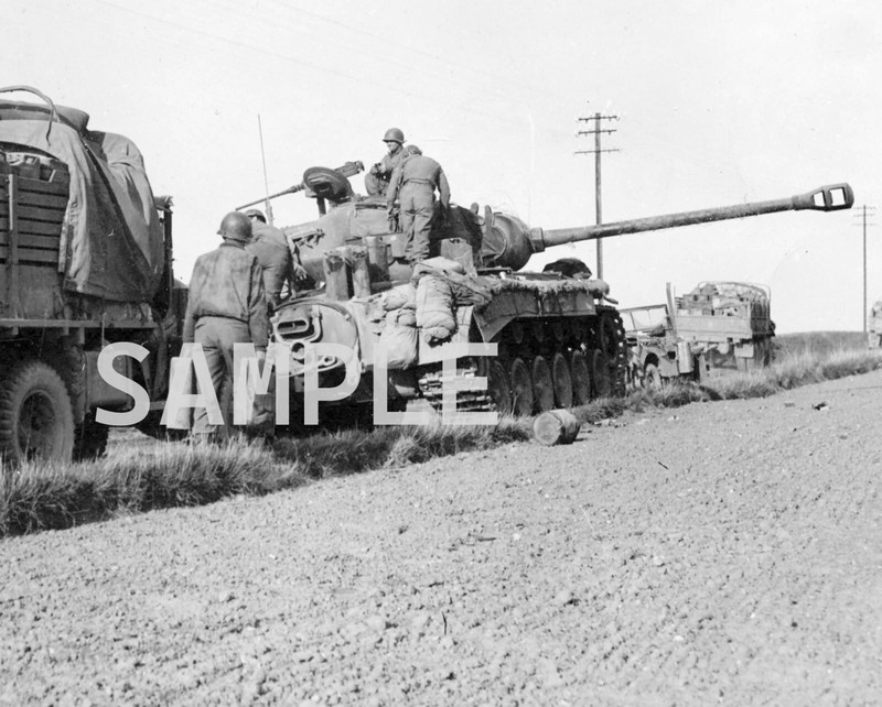 Pershing Tanks Germany World War II WW2 WWII 8×10 Photo 208c