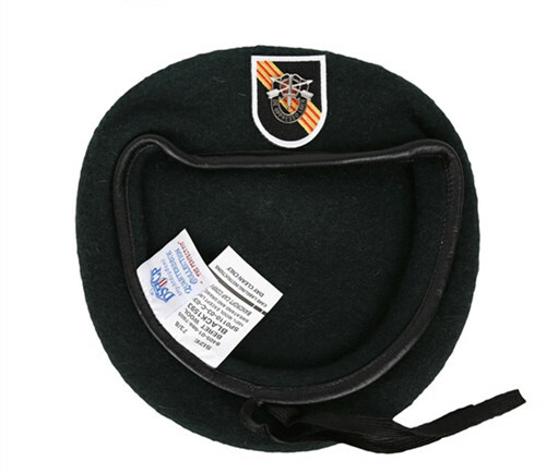 VIETNAM WAR NEW US ARMY 5TH SPECIAL FORCES GROUP GREEN BERET MILITARY HAT gallery