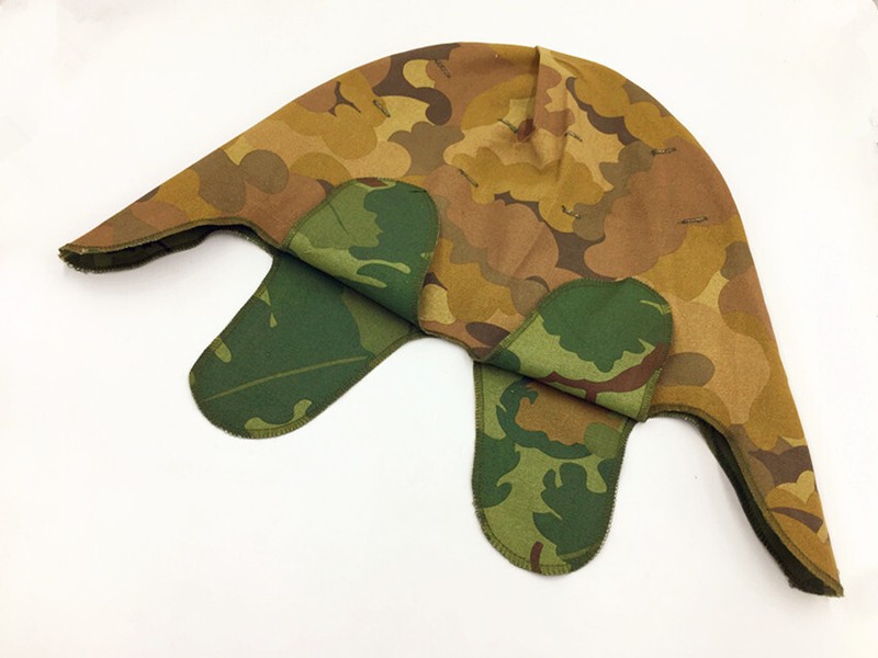 WWII US ARMY MITCHELL CAMO M1 HELMET COVER VIETNAM WAR USMC MARINE gallery