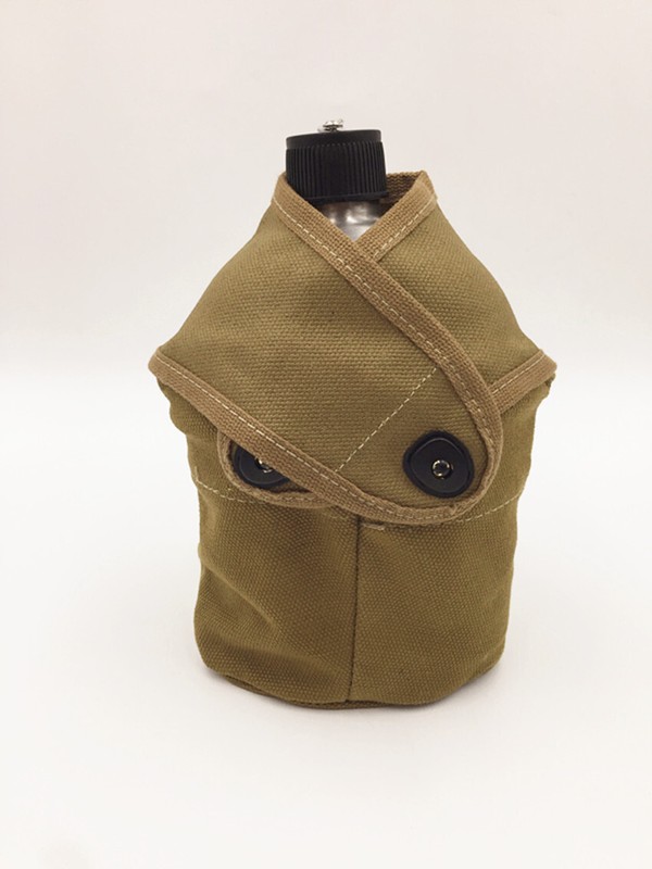 WW2 US Army MILITARY USMC CANTEEN 2ND PATTERN WITH COVER OUTDOOR KETTLE