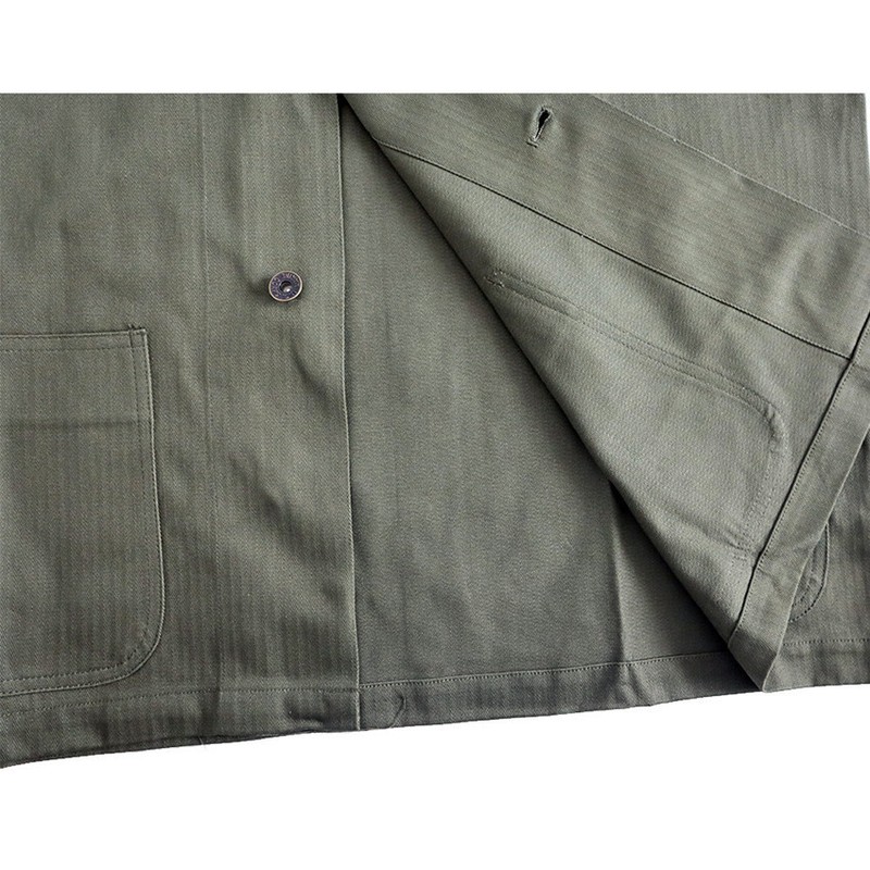 WW2 WWII US GREEN USMC HBT Army Field Coat Jacket Uniform Tops gallery