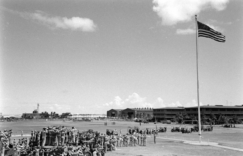 WW2 Photo WWII VJ Day Hickam Field Pearl Harbor Hawaii World War Two / 1586