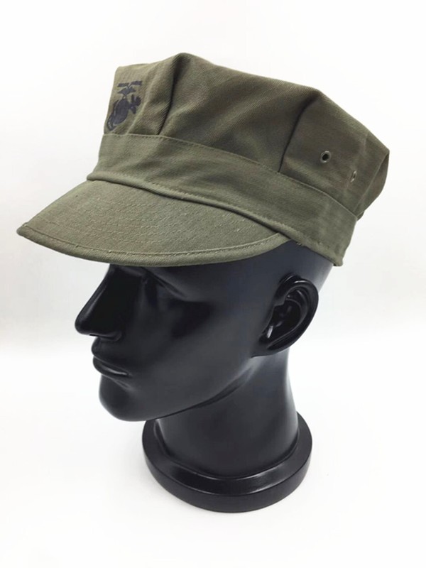 US HBT USMC PACIFIC CAMOUFLAGE GREEN MARINE CORPS CAP gallery