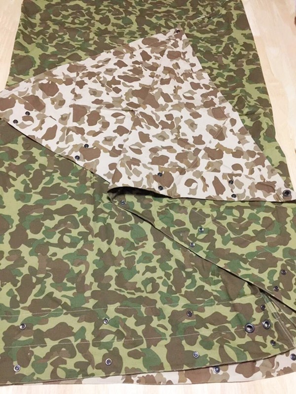 US ARMY WAR Pacific camouflage MITCHELL OUTDOORS TENT CLOTH gallery