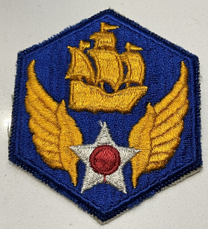 Repro WWII U.S. ARMY 6th ARMY AIR FORCE USAAF COLOR CUT EDGE IRON ON PATCH