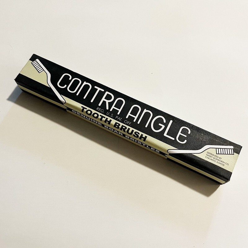WWII 1940’s Contra Angle Toothbrush Box Replica Prop Packaging