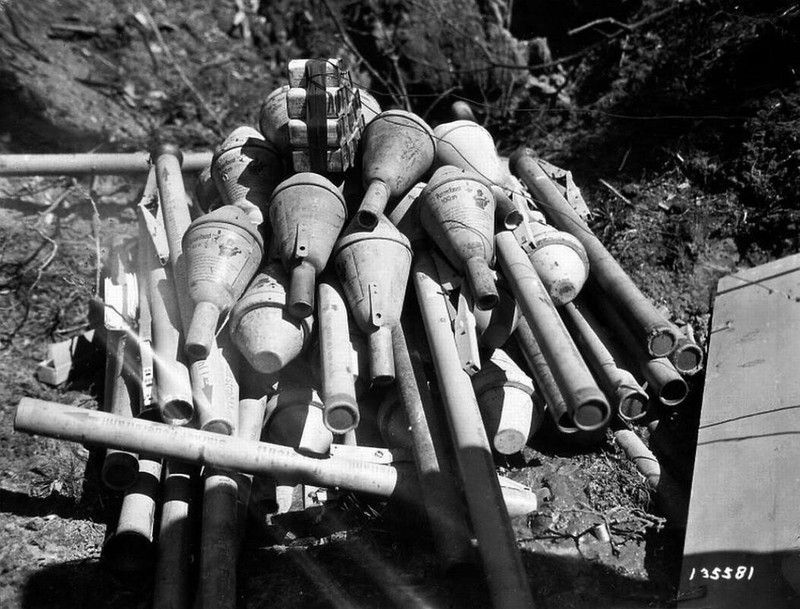 German WWII Panzerfaust 100 tube stencil set, Stencil 088d gallery