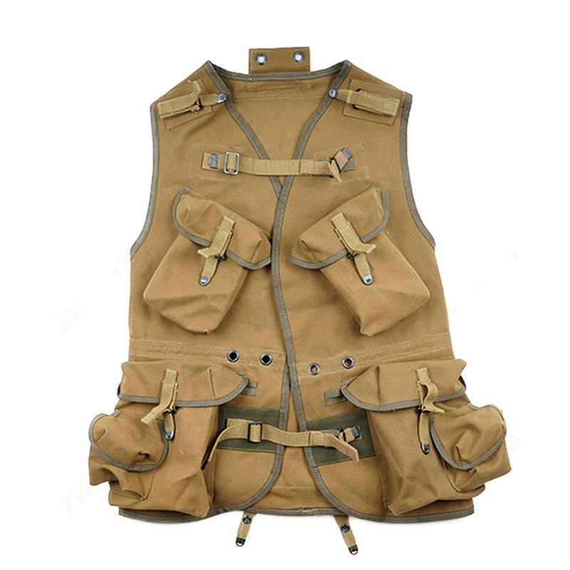 WW2 US ARMY D-DAY INVASION RANGER NORMANDY 1944/LANDING VEST KHAKI