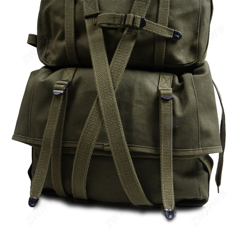 Replica WW2 USMC M1944 Haversack Military Backpack Upper+lower Bag Set gallery