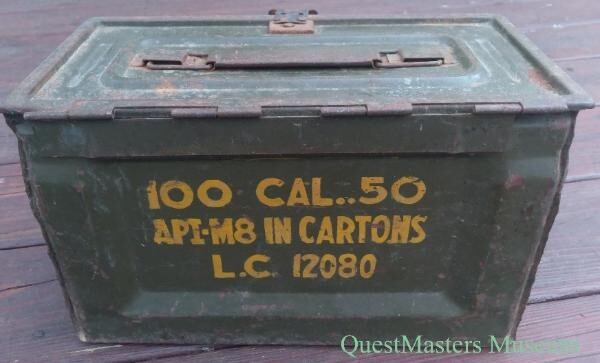U.S. WWII .50 Cal. Ammo Box Stencil, - Stencil 014 gallery