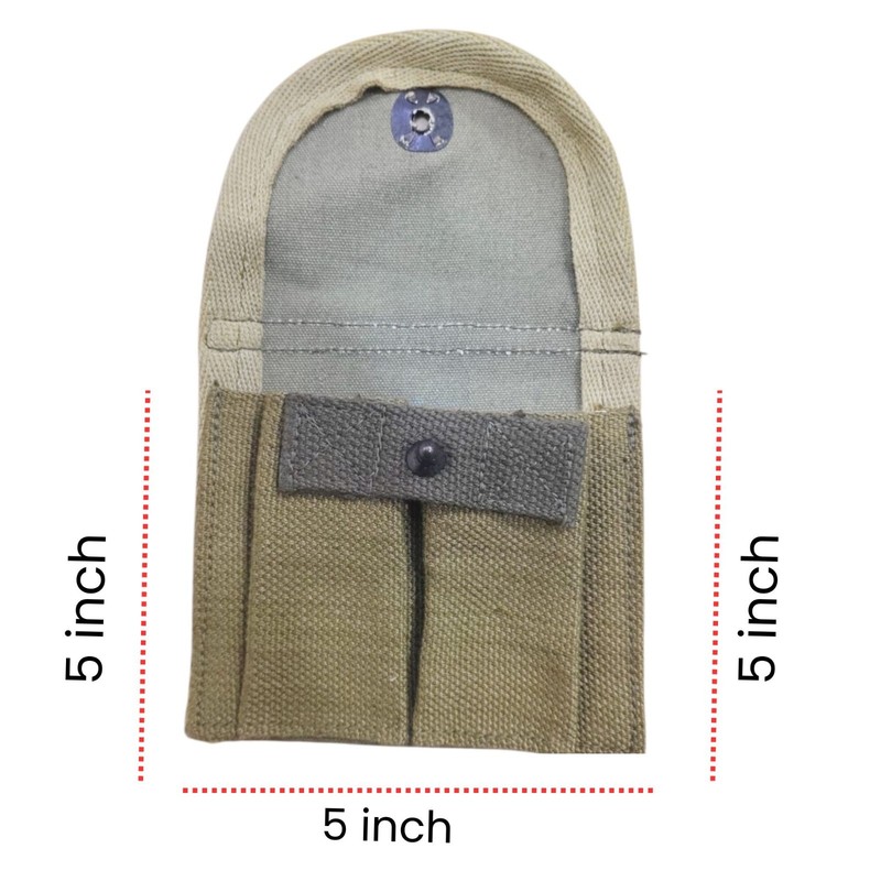 U.S WW2 M1 Carbine Buttstock Magazine Pouch WWII Ammo Pouch OD Green gallery