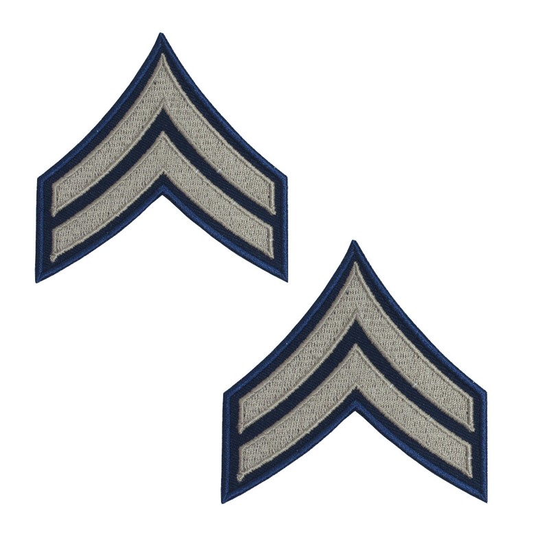 Corporal Rank Badge – WW2 Repro American Stripes Patch badge Army Uniform CPL