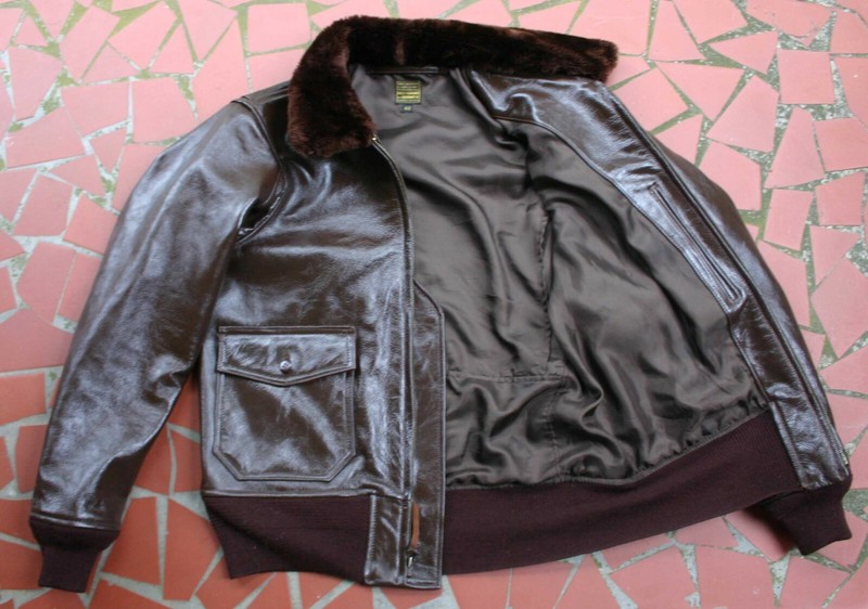 PRE WW-2 M-422 LEATHER FLIGHT JACKET SHEELEY PARACHUTE BUILD G-1, M-422A , A-2 gallery