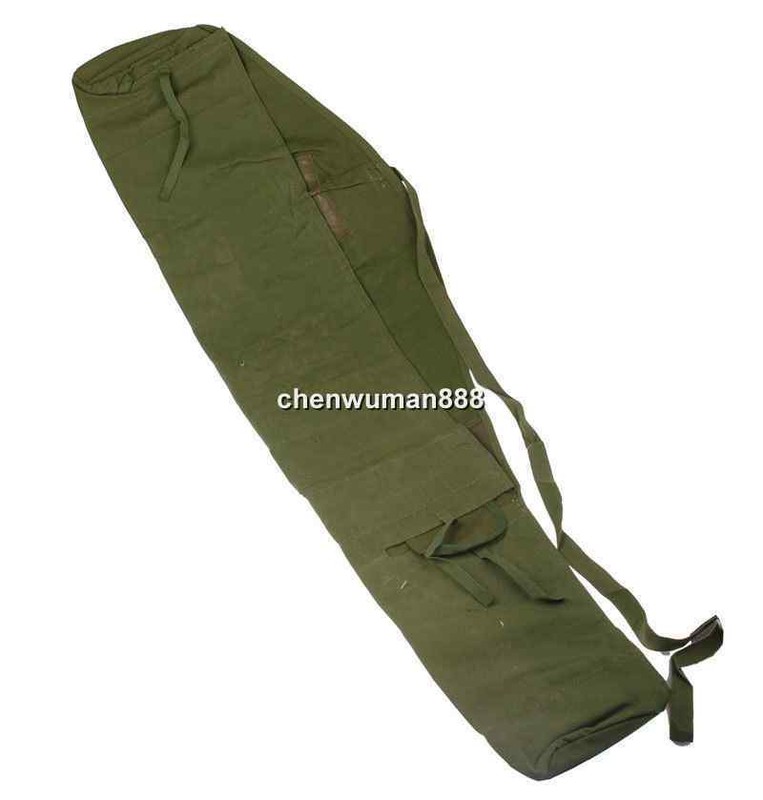 MILITARY SURPLUS VIETNAM WAR CHINESE PLA 56 TYPE CANVAS GUN CASE BAG -COVERS gallery