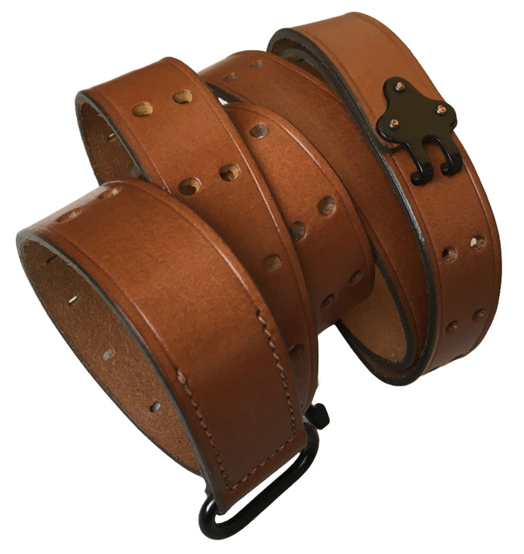 WWII US M1 GARAND RIFLE M1907 LEATHER CARRY SLING gallery