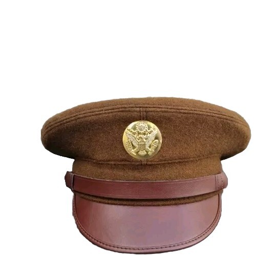 WW2 Replica US Army Military Enlisted Men’s Visor Cap Hat WWII.In All Sizes