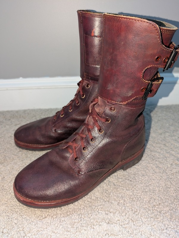 WWII US Army M1943 Double Duckle Boots By At The Front Size 8D