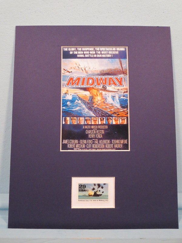 World War II in the Pacific – The Battle of Midway & its own stamp