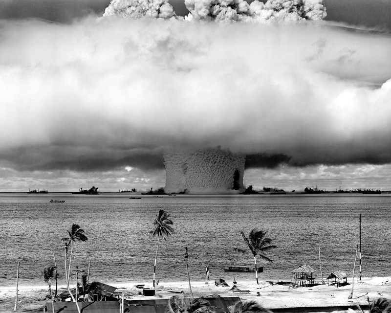 Atomic Nuclear Bomb Water Test American History World War 2 WWII 8×10 Photo sb2