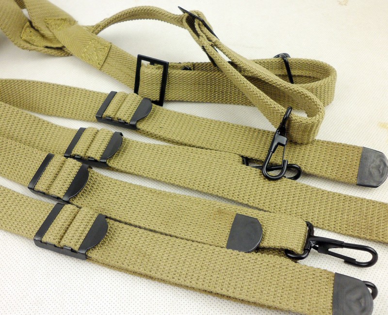 MILITARY WWII US ARMY BELT WITH CARRY STRAP US SOLDIER GEAR gallery