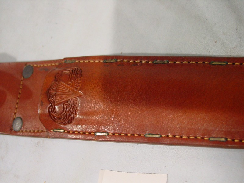 M6 Scabbard Repro WWII Kentucky Made Leather Airborne 101st 82nd M3 Knife gallery
