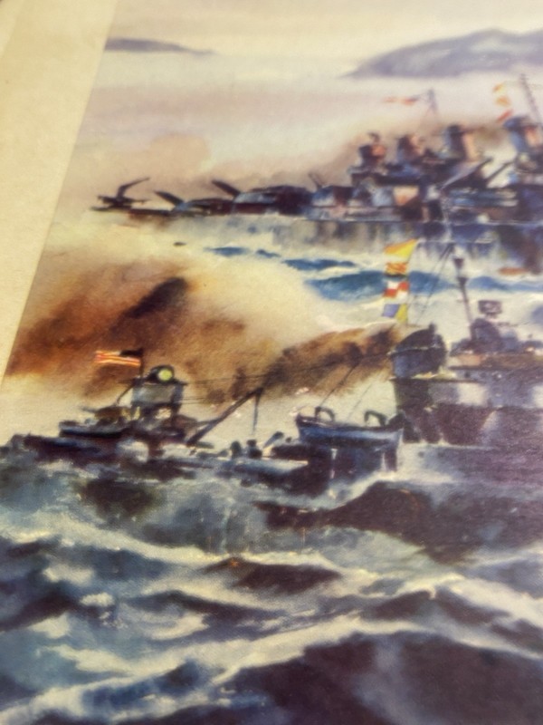Task Force ( U S S Cleveland. ) By Arthur Beaumont Signed $175 gallery