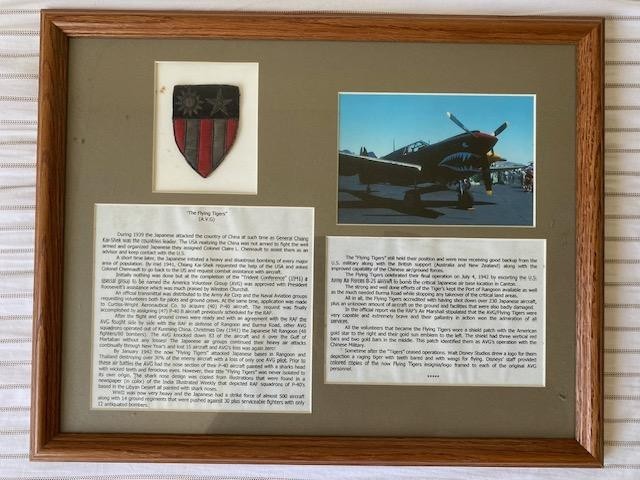 Flying Tigers original patch - World War 2 - Vintage gallery