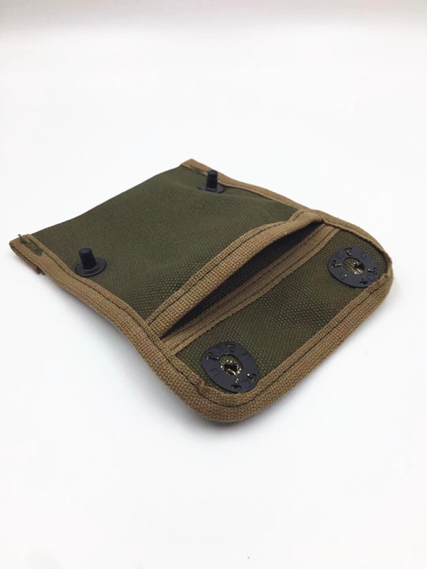 WW2 KOREAN WAR US ARMY GREEN FIRST AID POUCH WITH HOOK COMPASS BAG gallery