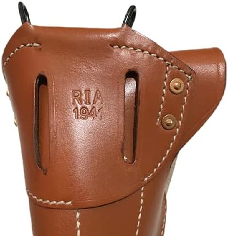 WWII Leather Utility Colt .45 M1911 Hip Holster Embossed US Holster Flap with Br gallery