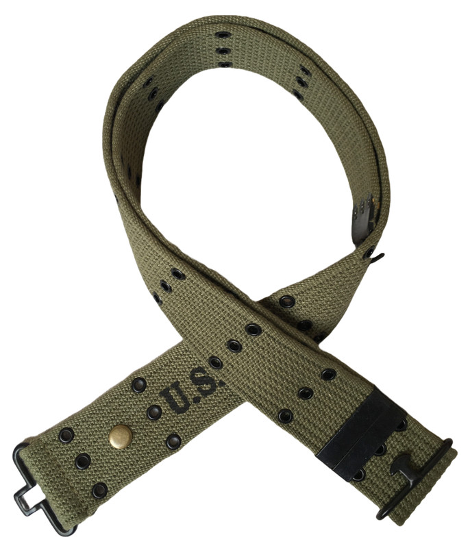 WWII U.S. M1936/M36 Pistol Belt Reproduction-OD GREEN gallery
