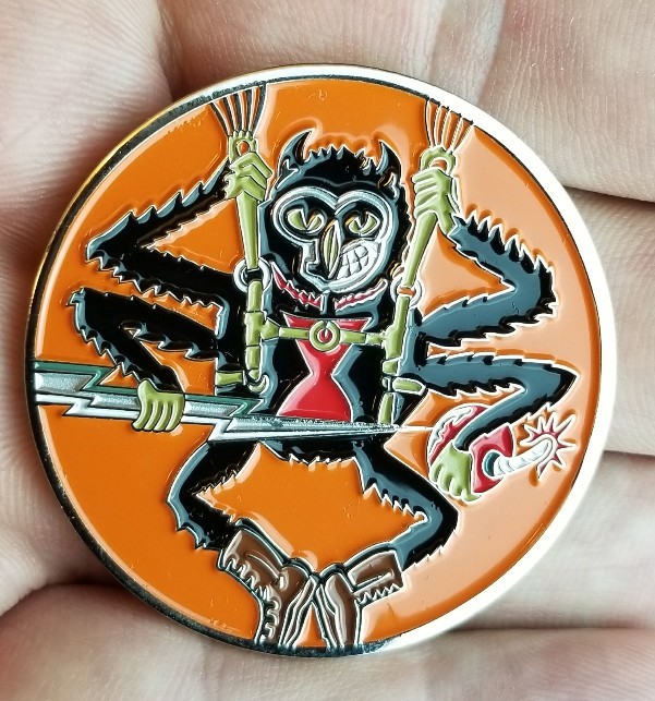 US Army 507th PIR PARACHUTE INFANTRY CHALLANGE COIN 82ND AIRBORNE WWII LOGO