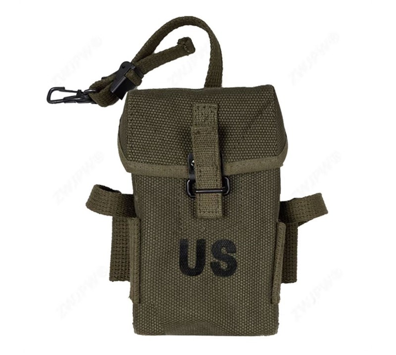 WWII U.S. Army M1956 M14 Canvas Pouch Bag-1397 gallery