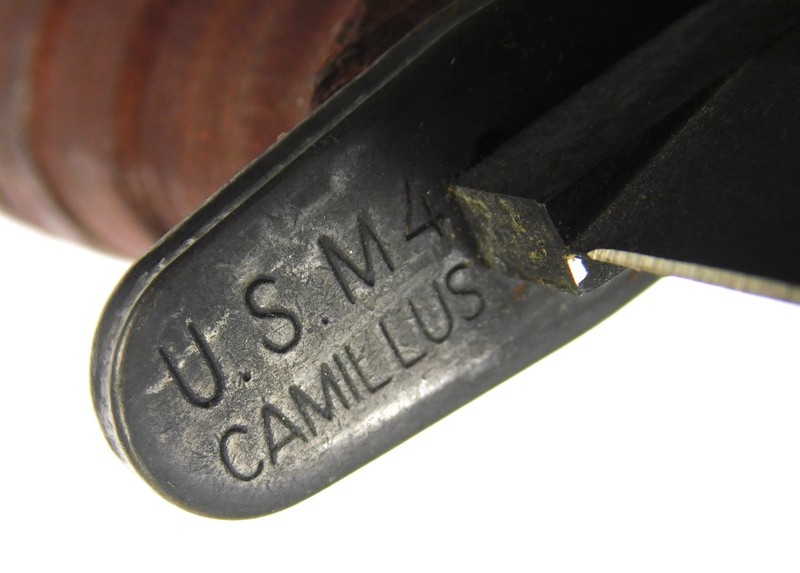 Reproduction US WW2 Camillus Bayonet with Vietnam Scabbard gallery