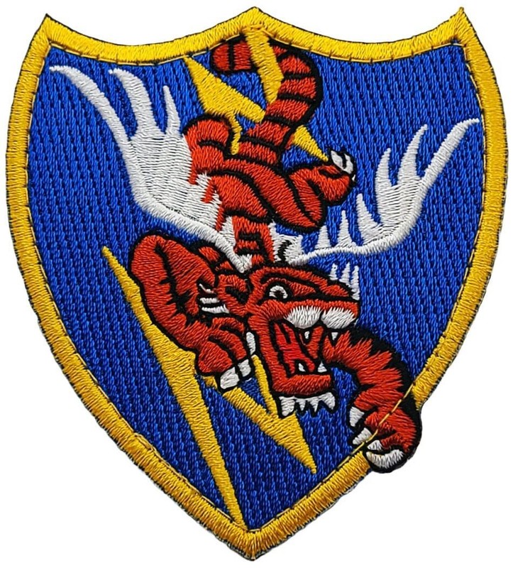WWII Flying Tigers 3rd Fighter Squadron Patch | 2PC iron on or Sew on 4.0" gallery