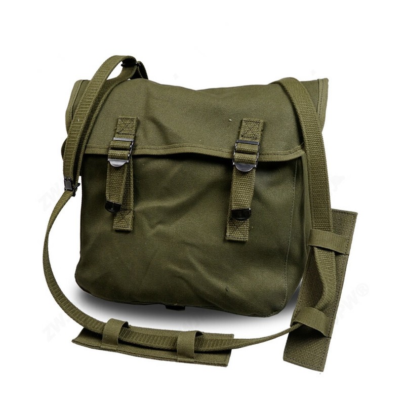 Mochila Militar USMC Officer Tactical Bag WWII US Army Pouch Army Green