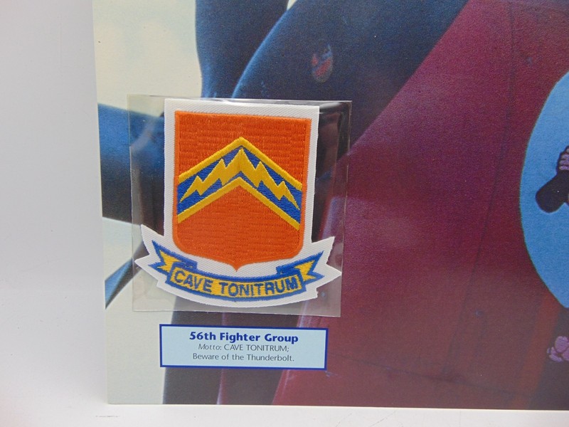Willabee & Ward Emblems Of Air War WWII Patch 56th Fighter Group Cave Tonitrum gallery