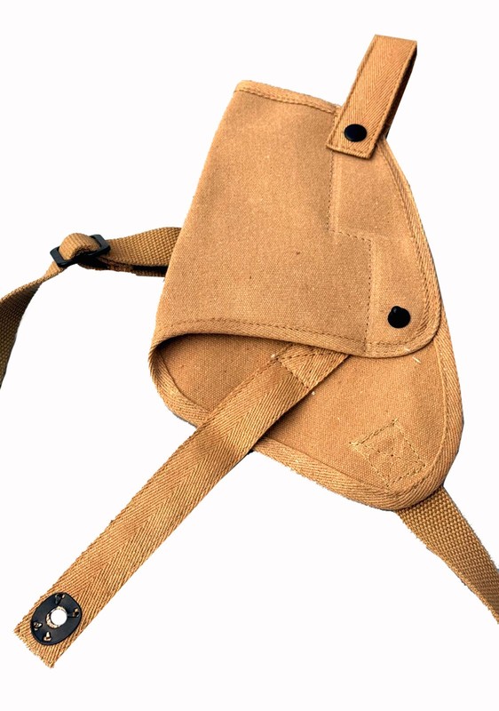 Calyx US WWII M3 Khaki Canvas Colt 1911 .45 Tanker Shoulder Holster Right Hand gallery
