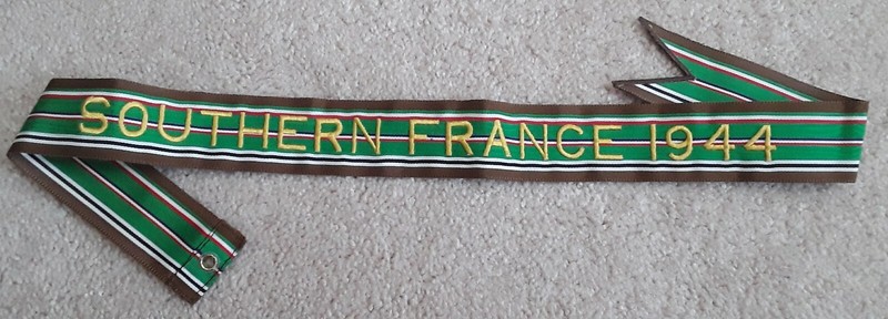 Southern France 1944 WWII Small Guidon Campaign – Battle Streamer