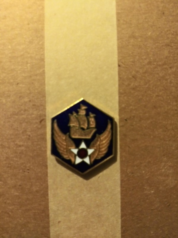USAAF 6th Air Corps Pin/DUI/Insignia Clutch Back - WW2 Reproduction