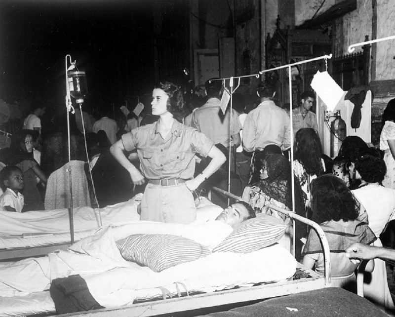 1st Lieutenant Military Nurse 36th Evac Hospital 8″x 10″ World War II Photo 665