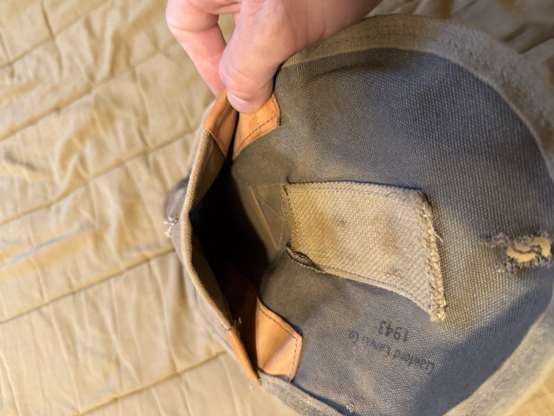 Wwii Ww2 Repro Folding Shovel Cover, In Need Of Repair gallery